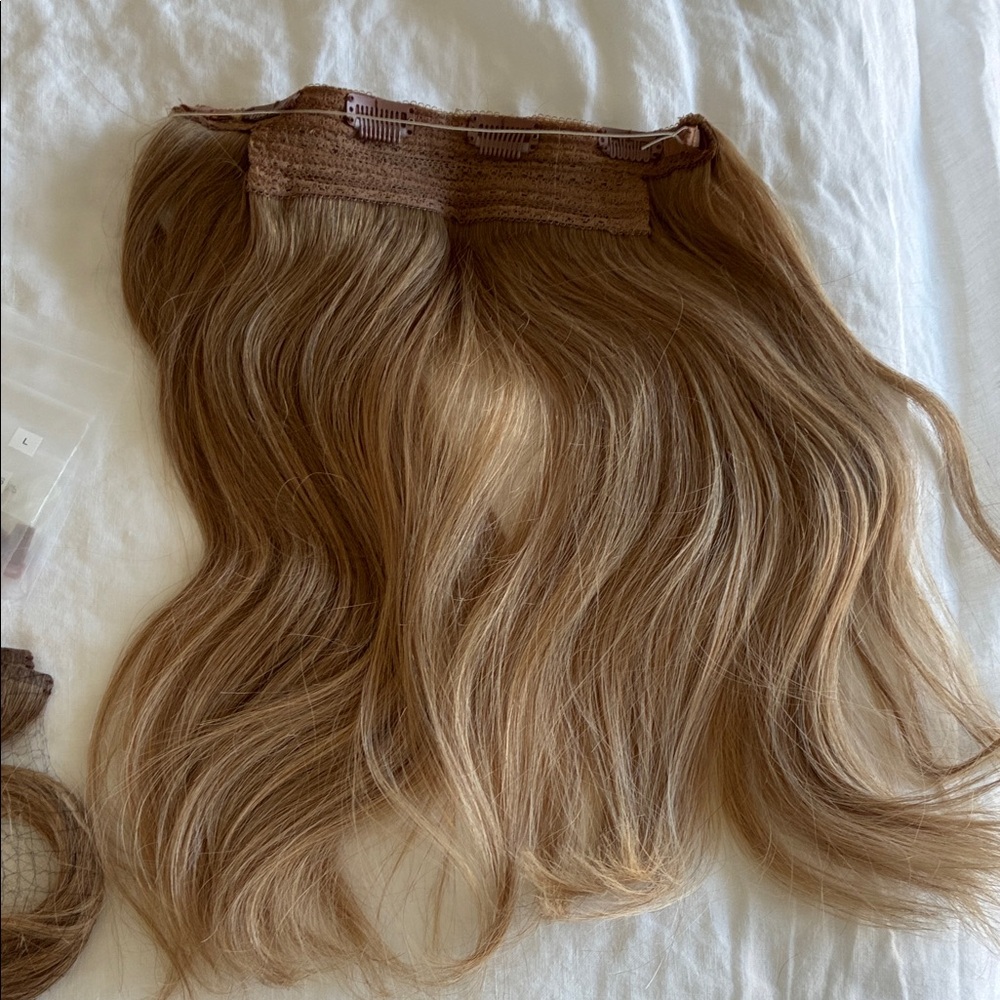 Luxy Bronde Halo 16 In Hair Extensions with Original Packaging - Picture 5 of 8